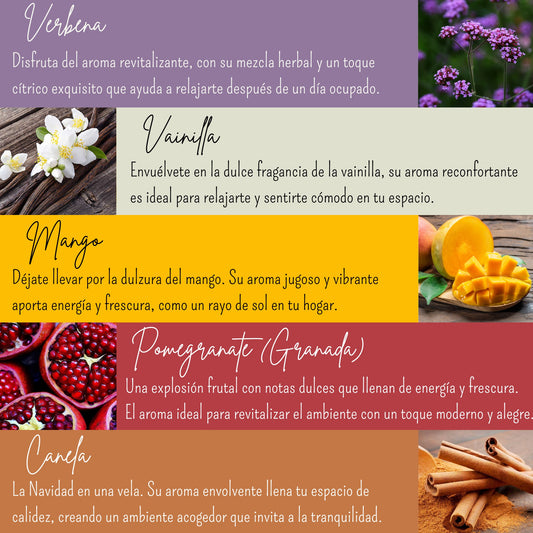 Kit Deluxe - Velas 1 Kg AROMAS + Encendedor + Set Accesorios + Recipiente