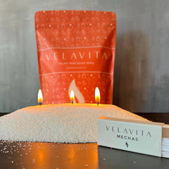 Velas Perladas AROMAS 500g - 120 horas de luz