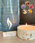 KIT CARRARA 1 Kg Velas AROMAS + Recipiente