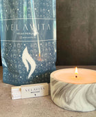 KIT CARRARA 500gr Velas COLORES + Recipiente