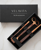 KIT DELUXE - Velas 1 Kg + Encendedor + Set Accesorios + Recipiente