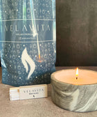 KIT CARRARA 500gr Velas COLORES + Recipiente