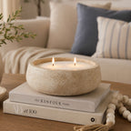 KIT SIGNATURE CONCRETO - Velas 4 kg + 2 Recipientes + Accesorios