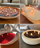 KIT 500gr Velas COLORES + Recipiente