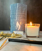 Kit Deluxe - Velas 1 Kg AROMAS + Encendedor + Set Accesorios + Recipiente