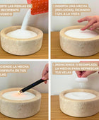 Velas Perladas COLORES 500gr - 120 horas de luz