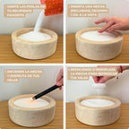 Velas Perladas 500 g - 120 horas de luz