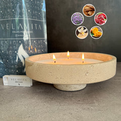 KIT TIVOLI 1 Kg Velas AROMAS + Recipiente