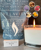 KIT 1 Kg Velas AROMAS + Recipiente