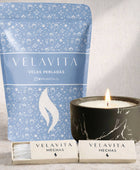 KIT CARRARA 1 Kg Velas AROMAS + Recipiente