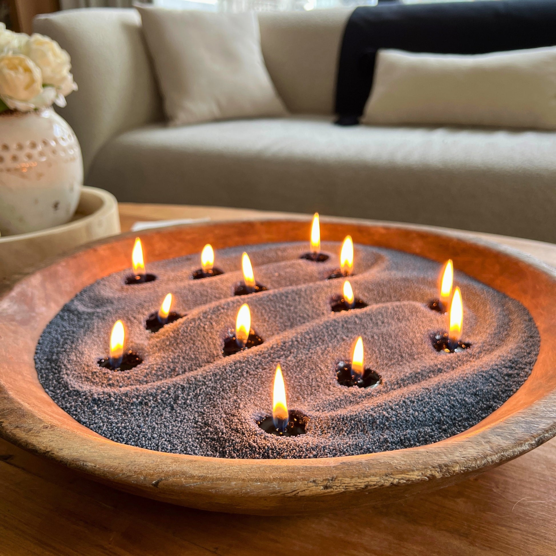 KIT 500gr Velas COLORES + Recipiente