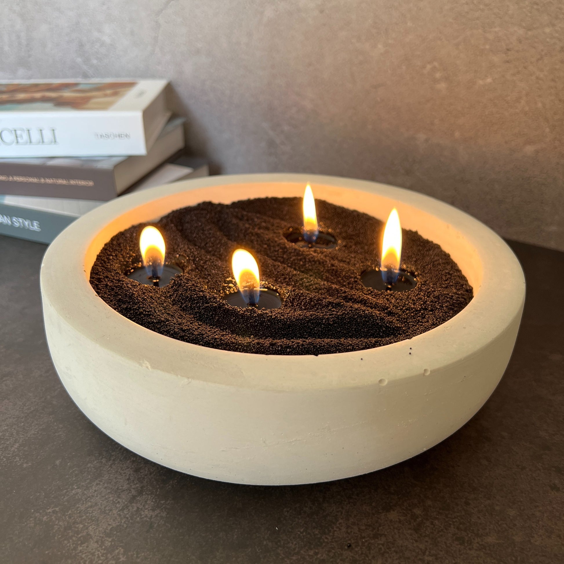 KIT 500gr Velas COLORES + Recipiente