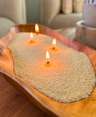 Velas Perladas COLORES 500gr - 120 horas de luz