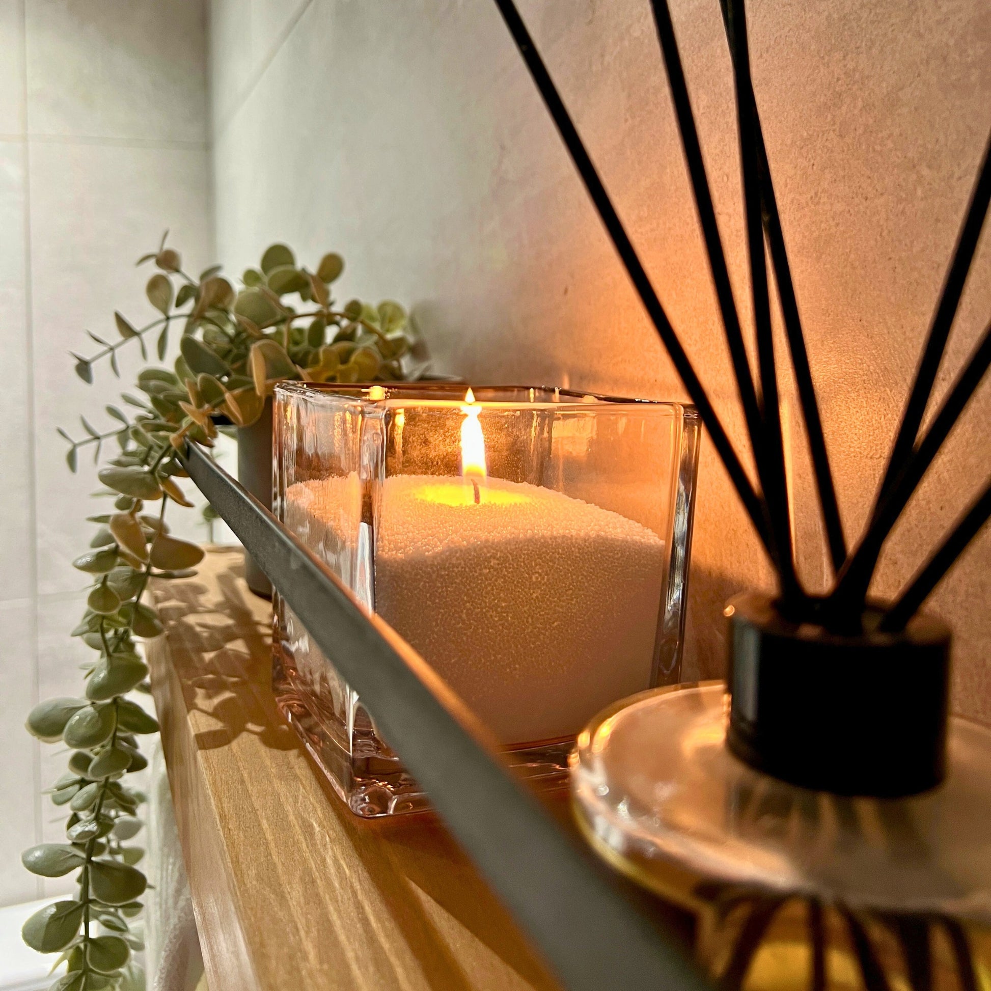 KIT 500gr Velas COLORES + Recipiente